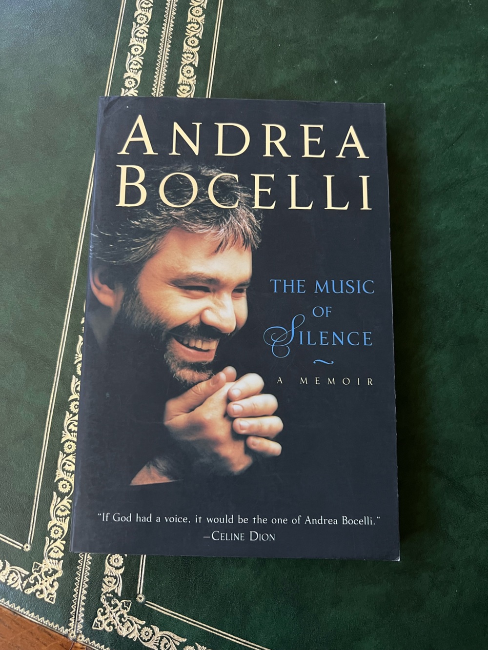Softback Book The Music of Silence by Andrea Bocelli
